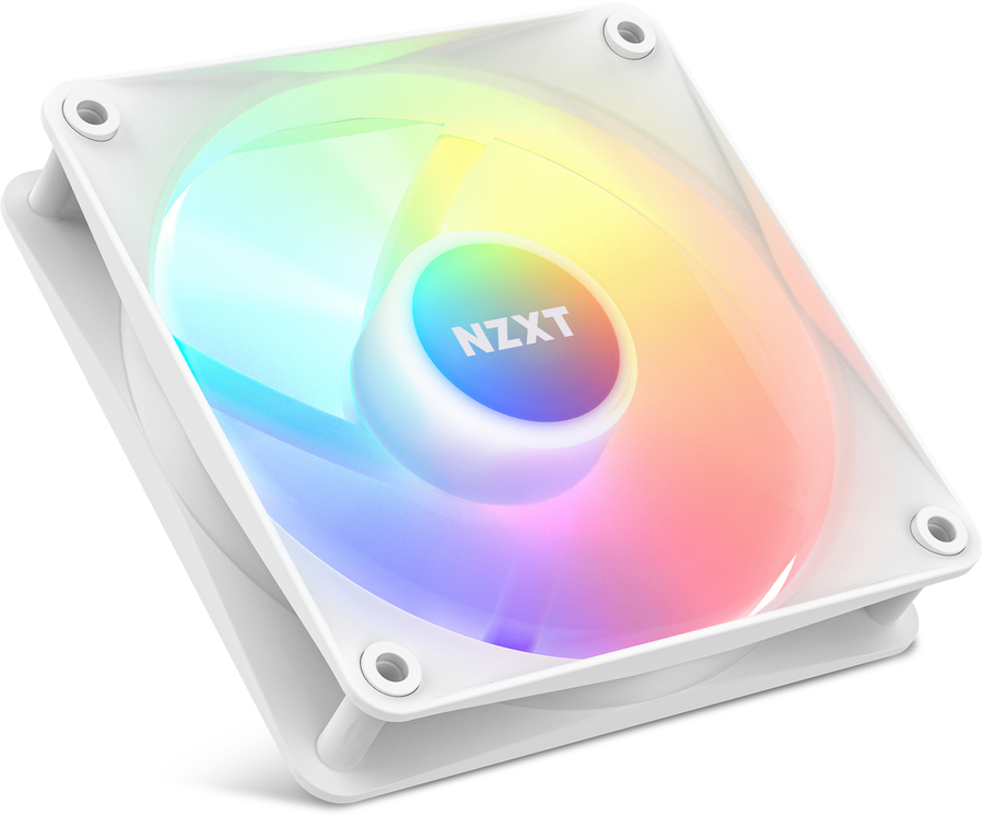 shopRBC.com :: NZXT F120 RGB Core 120mm Hub-Mounted RGB Fan FDB White