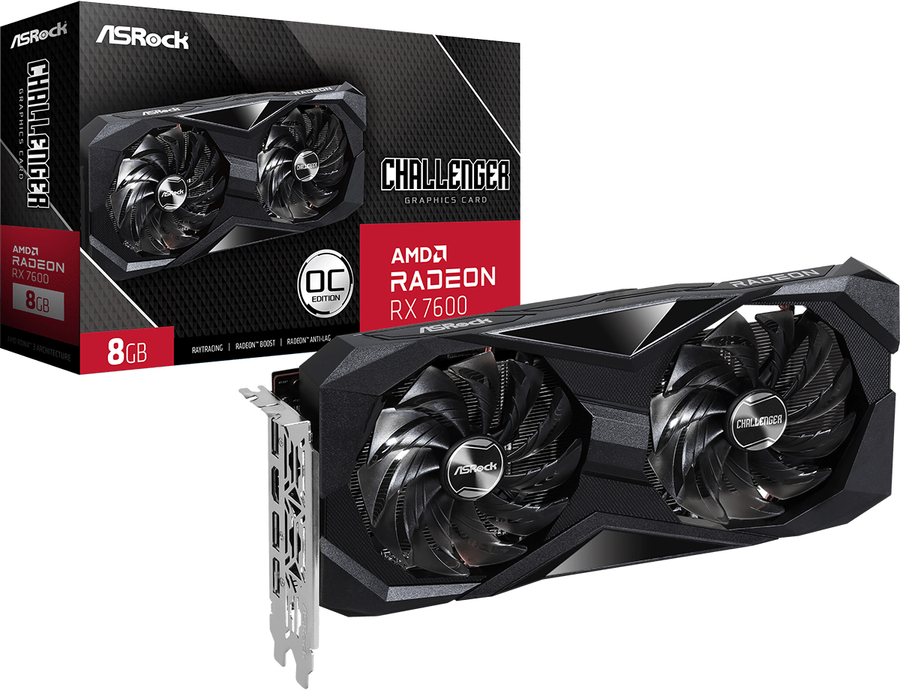 shopRBC.com :: ASRock Radeon RX 7600 Challenger OC 8GB Video Card